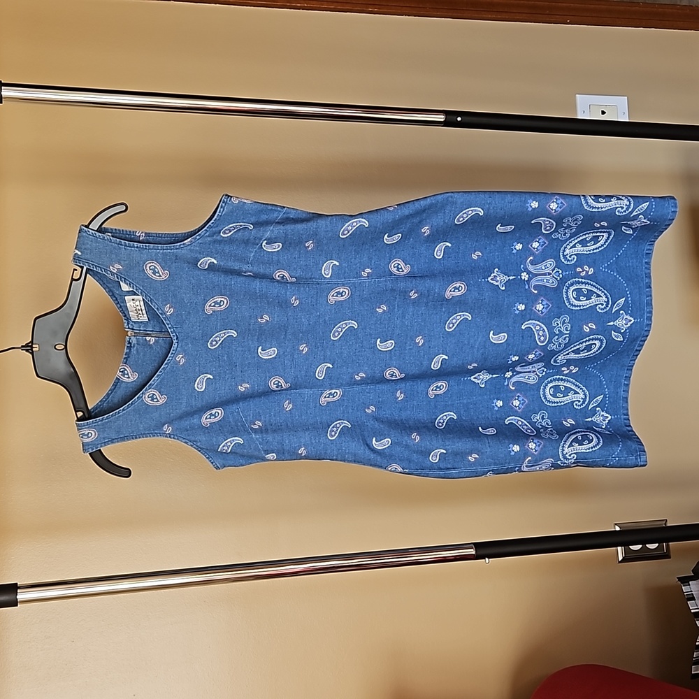 Villager Sport Sleeveless Denim Dress